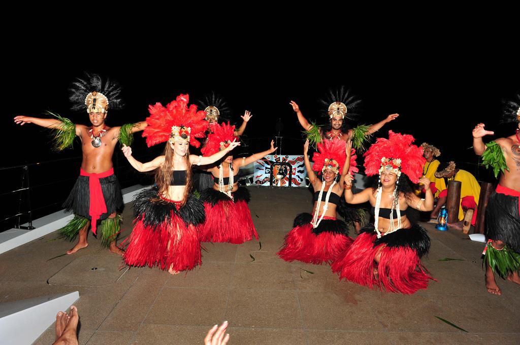 Dancing, on board © Asia Pacific Superyachts